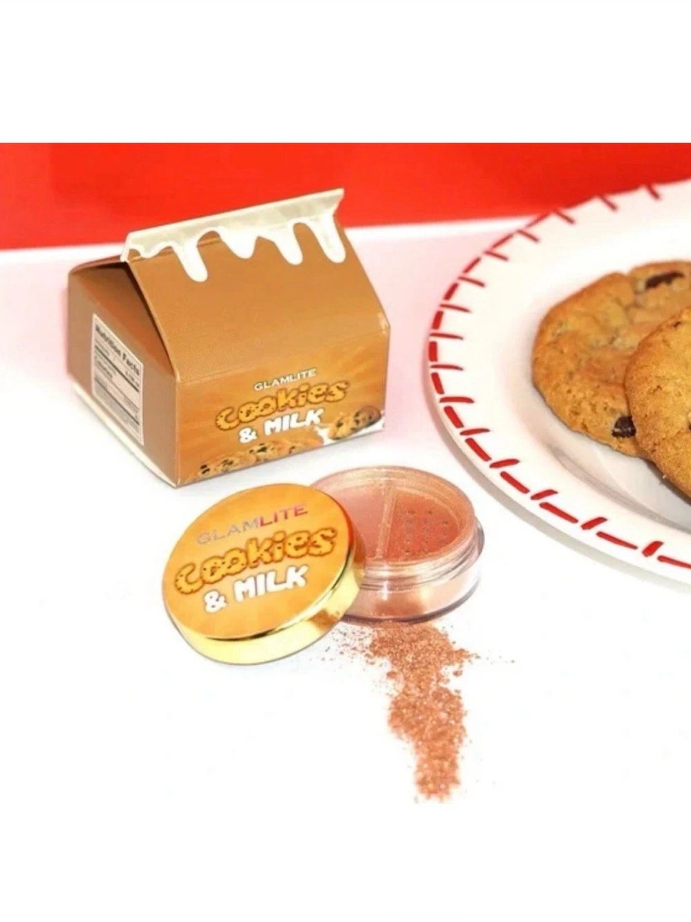 Glamlite  Cookies & Milk Loose Highlighter - NIB